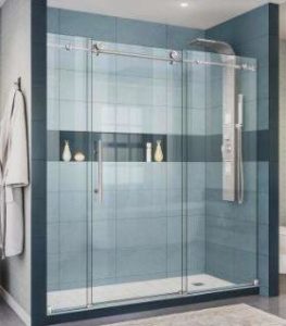 Alcove glass shower enclosure in apple valley, hesperia and victorville